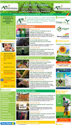 Noticias Destacadas del Sector Agrícola | Mayo 2019