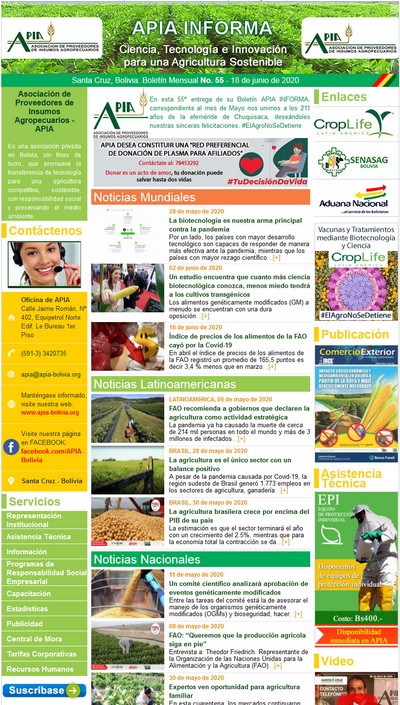 Noticias Destacadas del Sector Agrícola | Mayo 2020