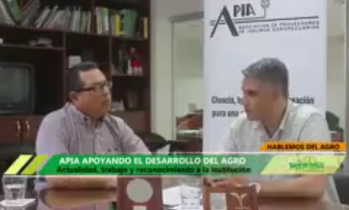 Entrevista del Programa Televisivo "Santa Cruz Agropecuario" sobre el trabajo institucional de APIA (Agosto 2018)