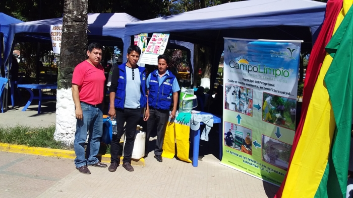 Participacion de APIA en la feria ambiental del municipio de Puerto Villarroel