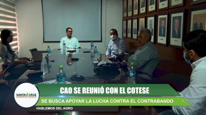 COTESE se reúne con la CAO para aunar esfuerzos en la Lucha Contra el Comercio Ilegal en el sector agropecuario
