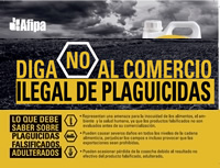 Diga NO al comercio ilegal de plaguicidas