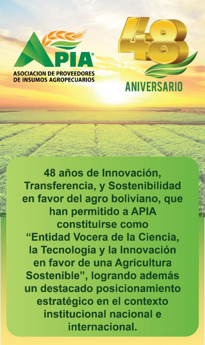 48 años de Innovación, Transferencia, y Sostenibilidad en favor del agro boliviano
